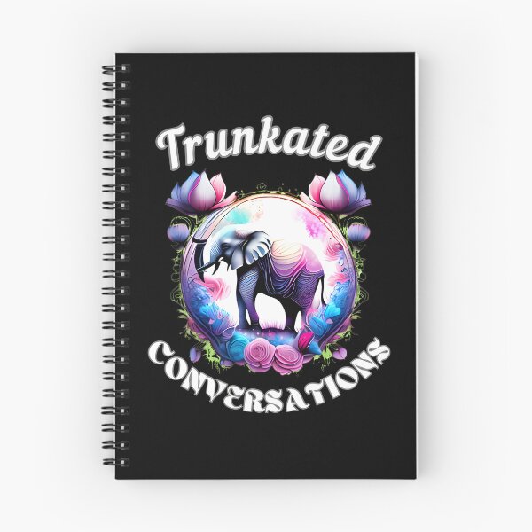 Item preview, Trunkated Conversations. watercolor elephant designed and sold by ElephantVibes.