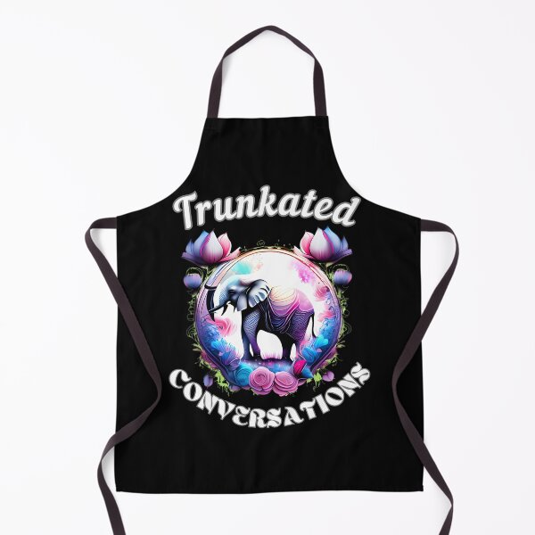 Item preview, Trunkated Conversations. watercolor elephant designed and sold by ElephantVibes.