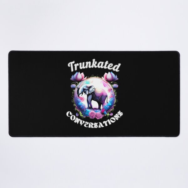 Item preview, Trunkated Conversations. watercolor elephant designed and sold by ElephantVibes.