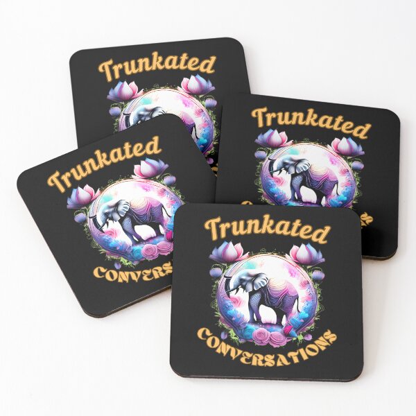 Item preview, Trunkated Conversations. adorable elephant designed and sold by ElephantVibes.