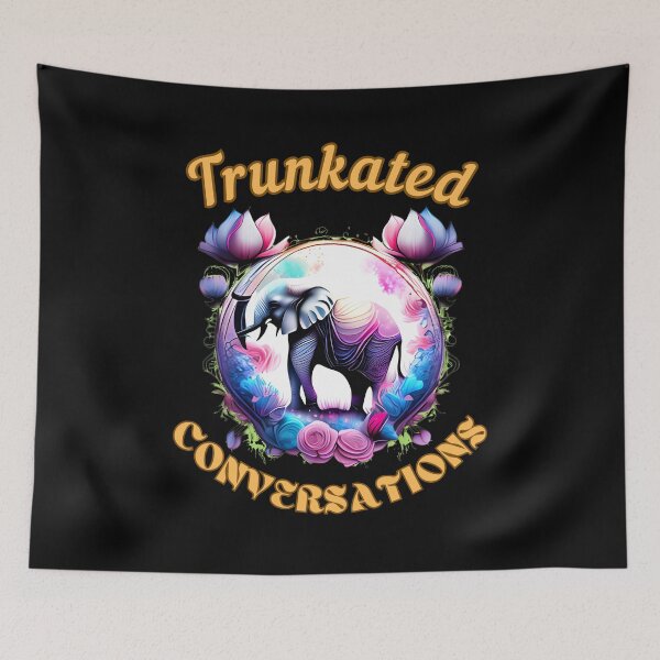 Item preview, Trunkated Conversations. adorable elephant designed and sold by ElephantVibes.