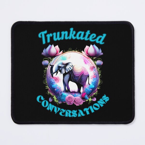 Item preview, Trunkated Conversations. happy elephant designed and sold by ElephantVibes.