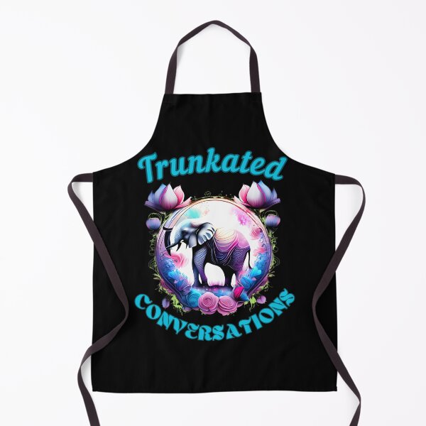 Item preview, Trunkated Conversations. happy elephant designed and sold by ElephantVibes.