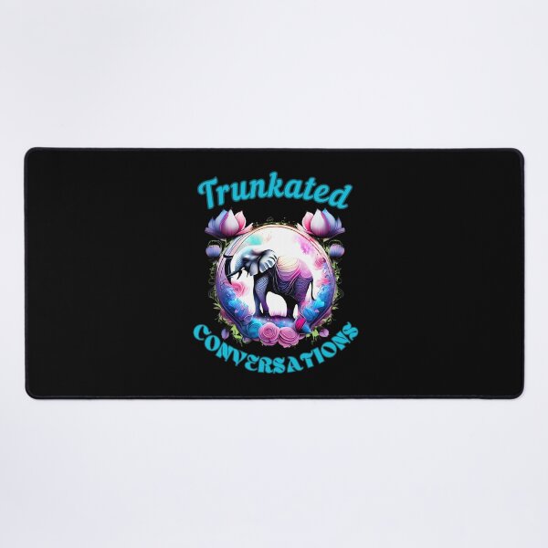 Item preview, Trunkated Conversations. happy elephant designed and sold by ElephantVibes.