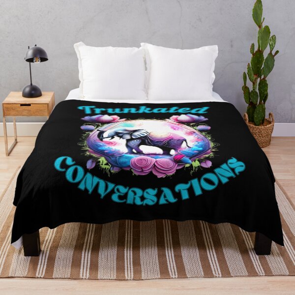 Item preview, Trunkated Conversations. happy elephant designed and sold by ElephantVibes.