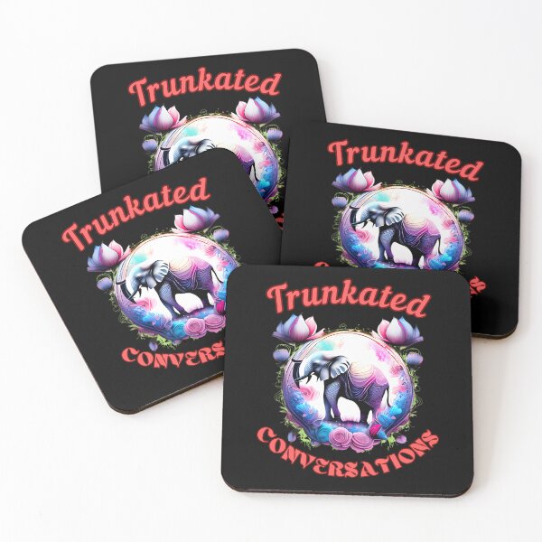 Item preview, Trunkated Conversations. elephant saying designed and sold by ElephantVibes.