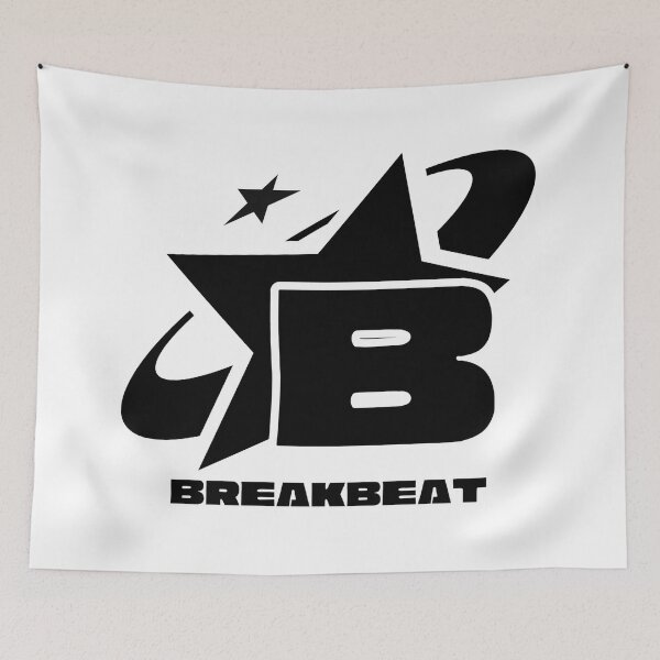 Item preview, BREAKBEAT  - B Is For Breaks (Black)  designed and sold by Discothreadz.