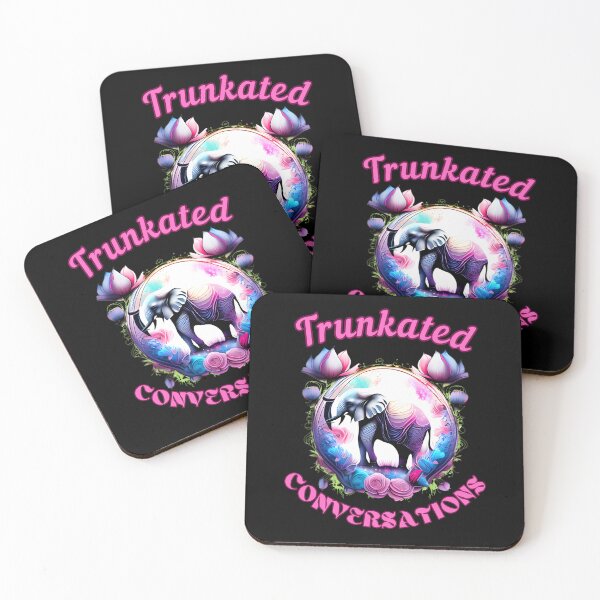 Item preview, Trunkated Conversations. elephant quote designed and sold by ElephantVibes.