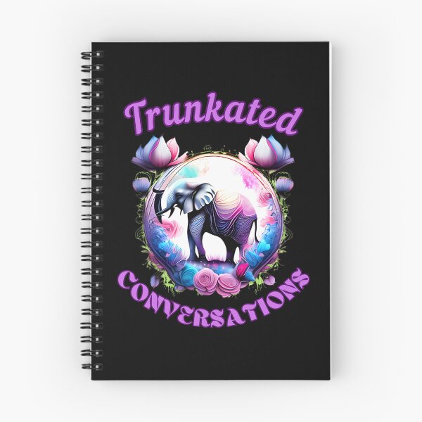 Item preview, Trunkated Conversations elephant quote designed and sold by ElephantVibes.
