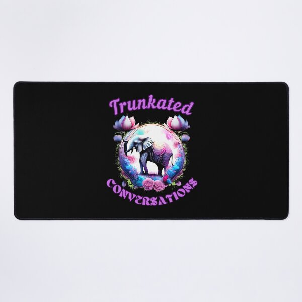 Item preview, Trunkated Conversations elephant quote designed and sold by ElephantVibes.