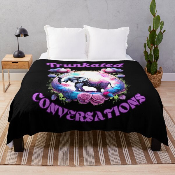 Item preview, Trunkated Conversations elephant quote designed and sold by ElephantVibes.