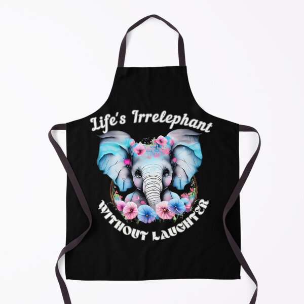 Item preview, Life's Irrelephant Without Laughter designed and sold by ElephantVibes.