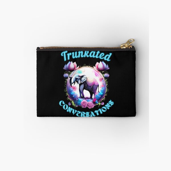 Item preview, Trunkated Conversations Flower elephant designed and sold by ElephantVibes.