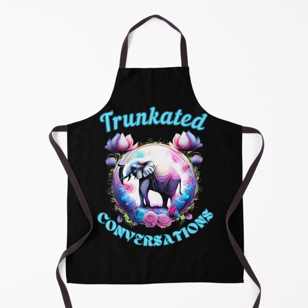 Item preview, Trunkated Conversations Flower elephant designed and sold by ElephantVibes.