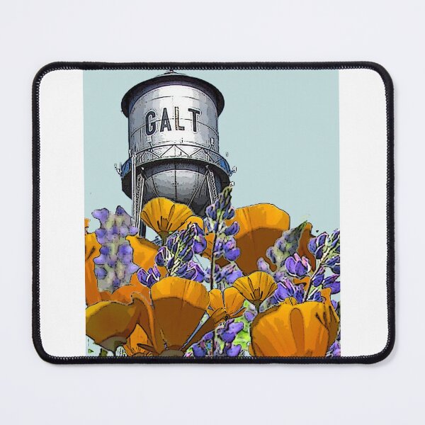 Item preview, Galt Water Tower with Wildflowers designed and sold by DareMit.