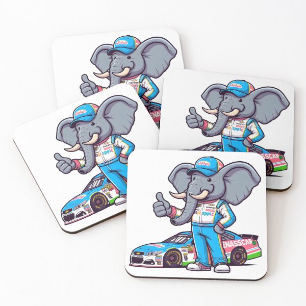 Item preview, Elephant Nascar Driver designed and sold by LemuellTrends.