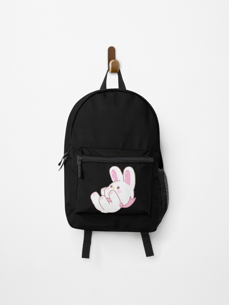 Thumbnail 1 of 3, Backpack, Pink Rabbit designed and sold by Megsstore.
