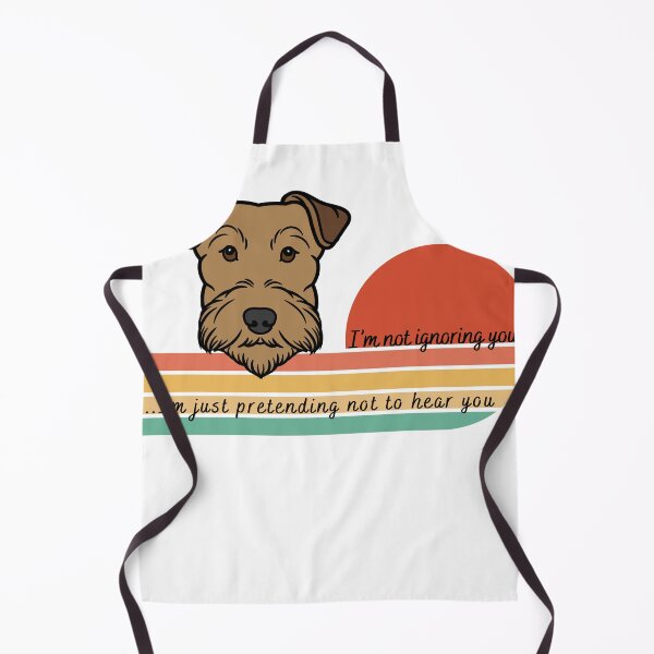 Item preview, Airedale Pretending not to hear vintage sunset designed and sold by DuchessDesign81.