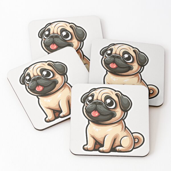 Item preview, Pug Cute Kawaii Puppy Pug Dog Gifts Idea designed and sold by Elarex.