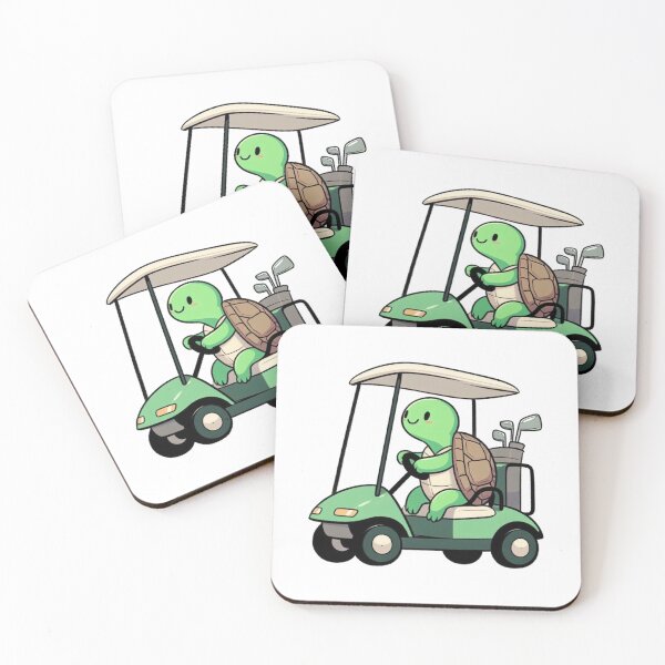 Item preview, Turtle In Golf Cart designed and sold by LemuellTrends.