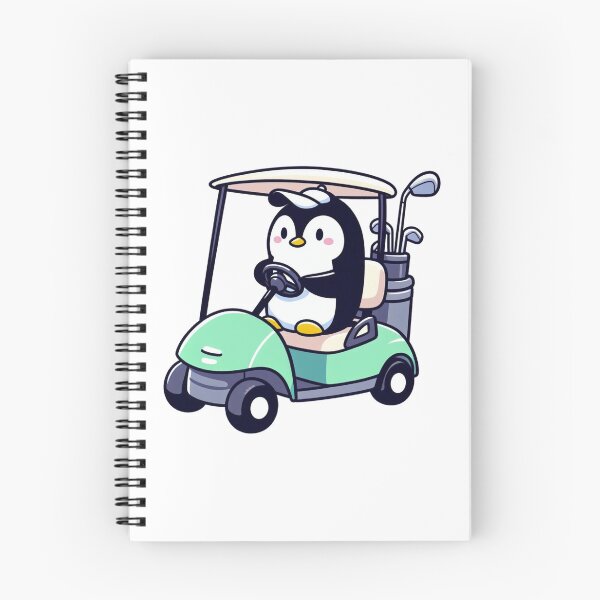 Item preview, Penguin In Golf Cart designed and sold by LemuellTrends.