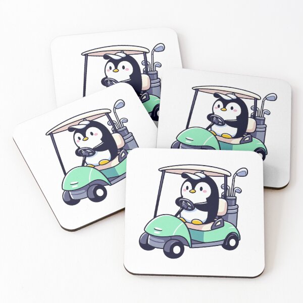 Item preview, Penguin In Golf Cart designed and sold by LemuellTrends.