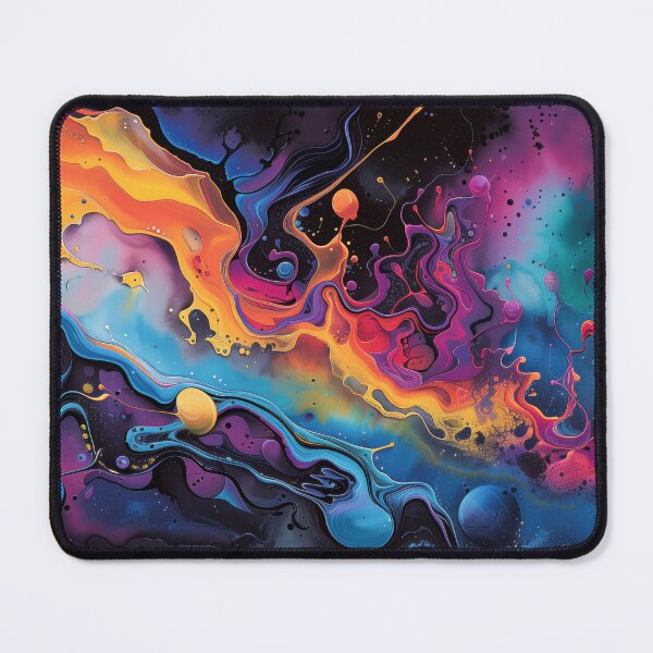 Item preview, Vibrant Psychedelic Fluid Art designed and sold by AM-Fine-Designs.