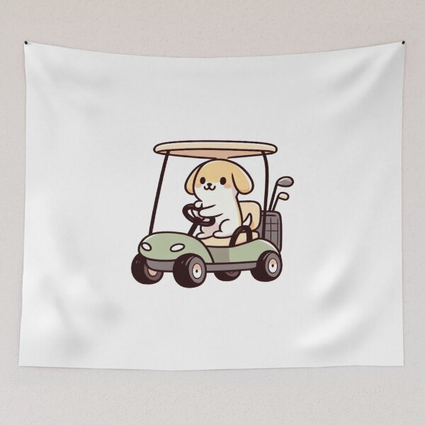 Item preview, Dog In Golf Cart designed and sold by LemuellTrends.