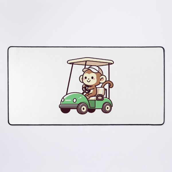 Item preview, Monkey In Golf Cart designed and sold by LemuellTrends.