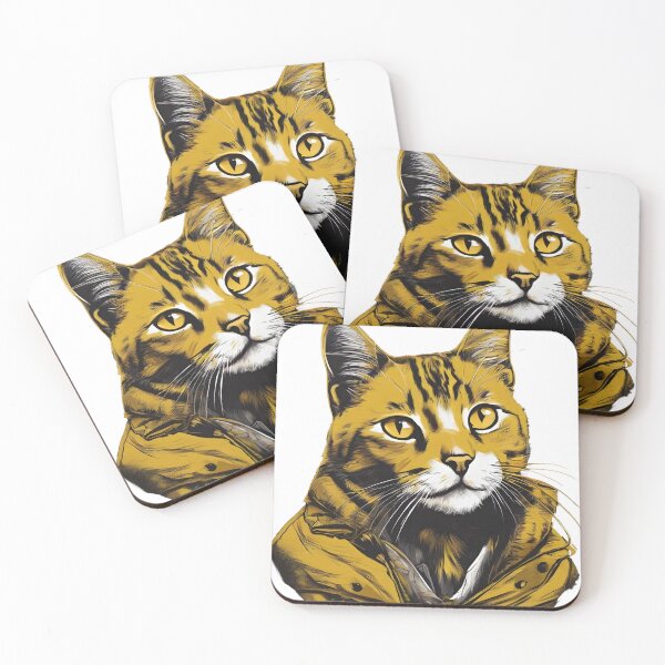 Item preview, Cat in the City - Jacket with Cute Cat designed and sold by CrocoMaes.