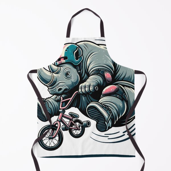 Item preview, Rhinoceros on Bike BMX Rhinoceros on Bicycle designed and sold by Bomba Visual.