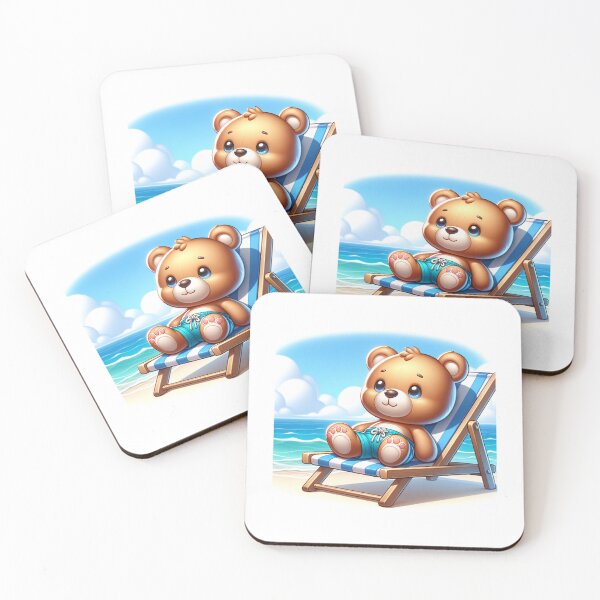 Item preview, Teddy at the Beach designed and sold by Shipwrecked2020.