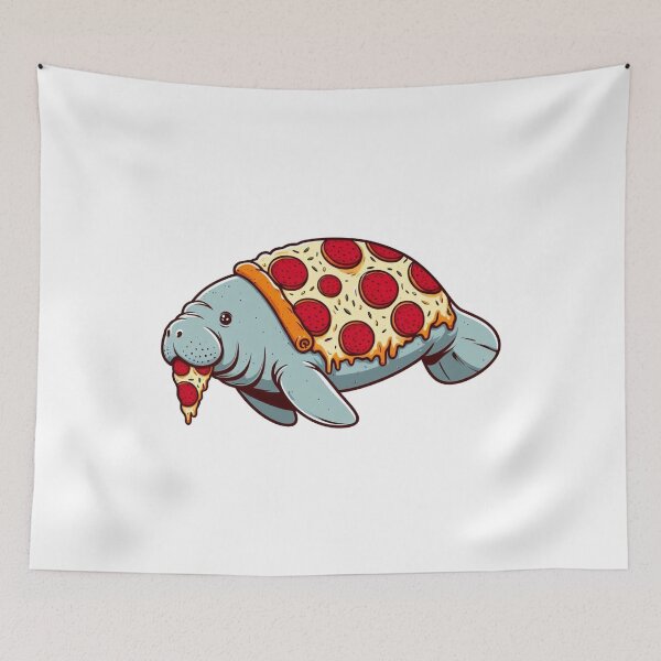 Item preview, Sea Cow Pizza Skin designed and sold by LemuellTrends.