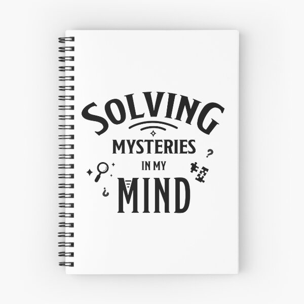 Item preview, Solving Mysteries in my Mind (Black) designed and sold by Shrouded Unraveled.