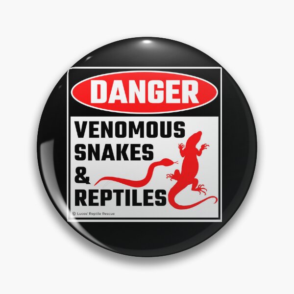 Item preview, Danger - Live Reptiles designed and sold by lpreptilerescue.