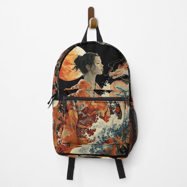 Item preview, Woman with Japanese Dragon designed and sold by Obsidian Ink by Wilshire.