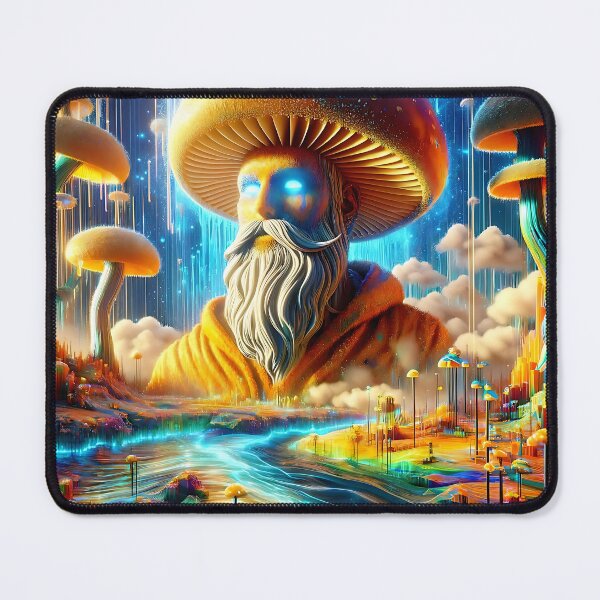 Item preview, Geotrippy Shroomscape designed and sold by Golden-Teacher.