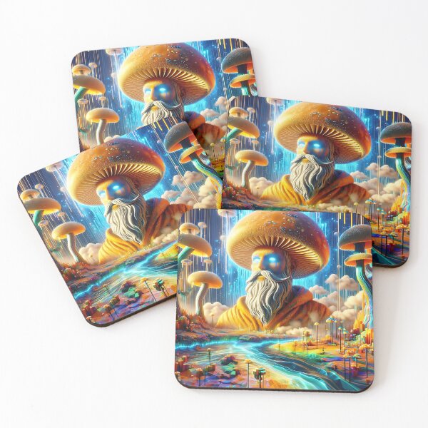 Item preview, Geotrippy Shroomscape designed and sold by Golden-Teacher.