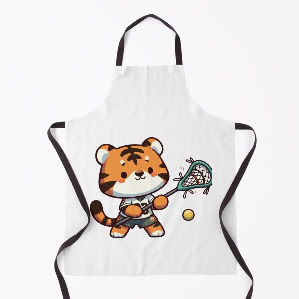 Item preview, Tiger Playing Lacrosse designed and sold by LemuellTrends.