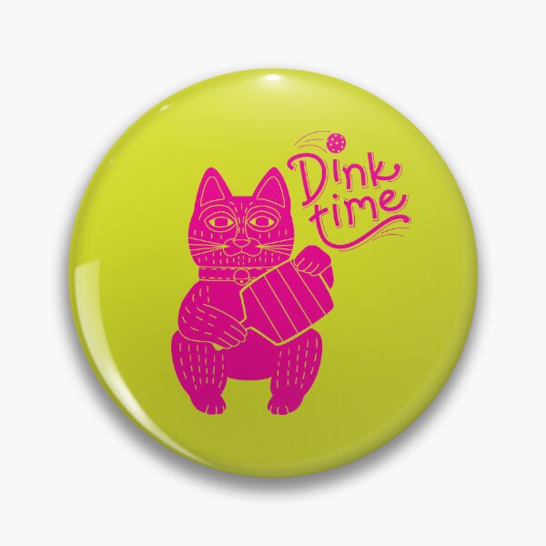 Item preview, Dink time pickleball cat - hotpink designed and sold by StudioShel.