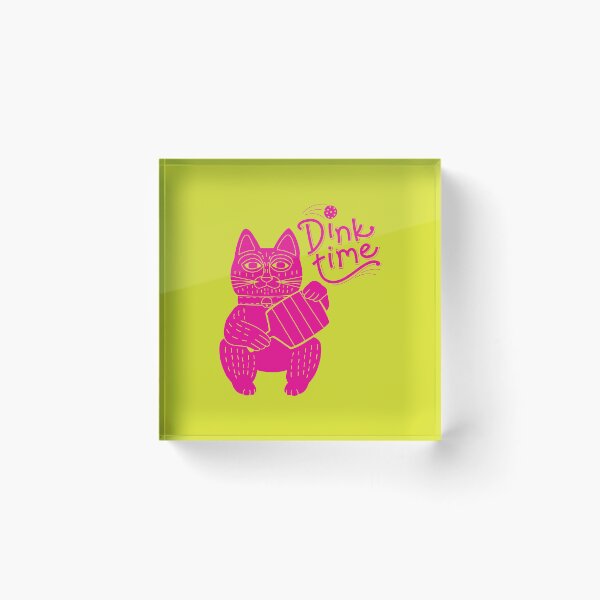 Item preview, Dink time pickleball cat - hotpink designed and sold by StudioShel.