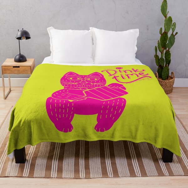 Item preview, Dink time pickleball cat - hotpink designed and sold by StudioShel.