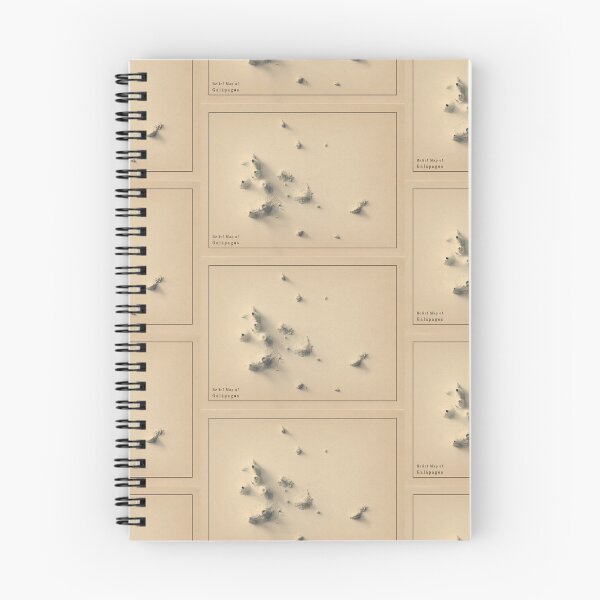 Item preview, Galapagos, Ecuador, Shaded Relief Map 3D digitally-rendered designed and sold by ThinkAboutMaps.