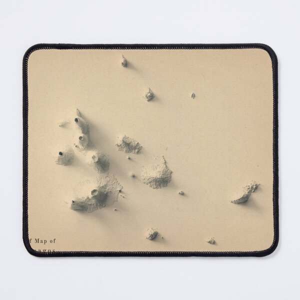 Item preview, Galapagos, Ecuador, Shaded Relief Map 3D digitally-rendered designed and sold by ThinkAboutMaps.