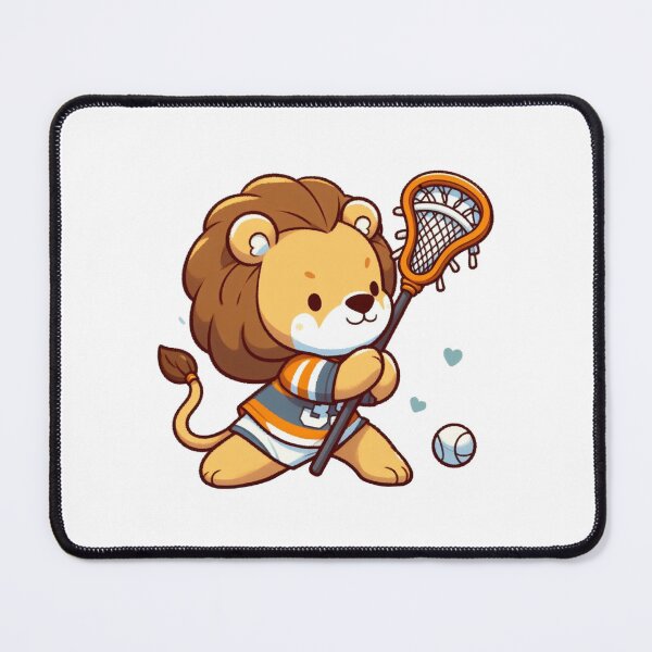 Item preview, Lion Playing Lacrosse designed and sold by LemuellTrends.