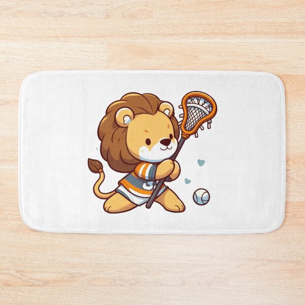 Item preview, Lion Playing Lacrosse designed and sold by LemuellTrends.