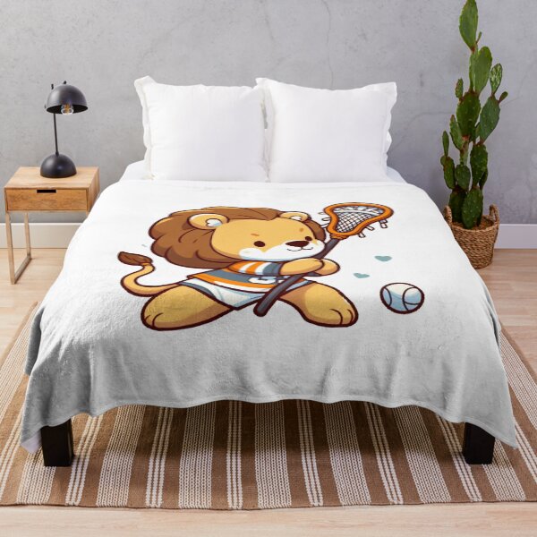 Item preview, Lion Playing Lacrosse designed and sold by LemuellTrends.