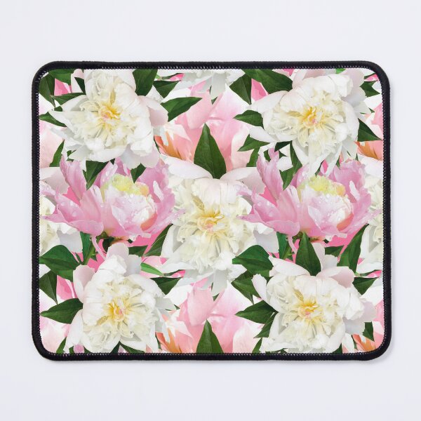 Item preview, A Bed of Pink and White Peonies designed and sold by KathyLav.