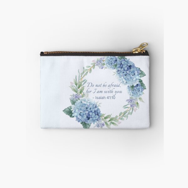 Item preview,  Blue Hydrangea | Do not be afraid, for I am with you. ~ Isaiah 41:10   designed and sold by GiftableGems.