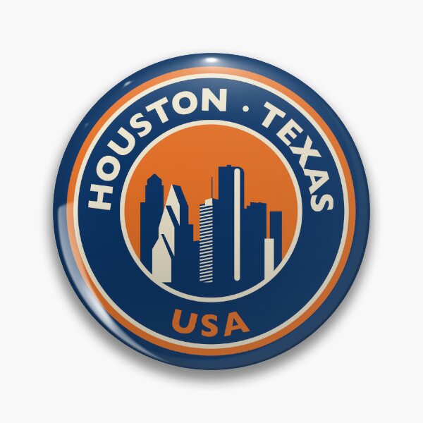 Item preview, City of Houston Texas Baseball Team Round Logo designed and sold by DecoDots.
